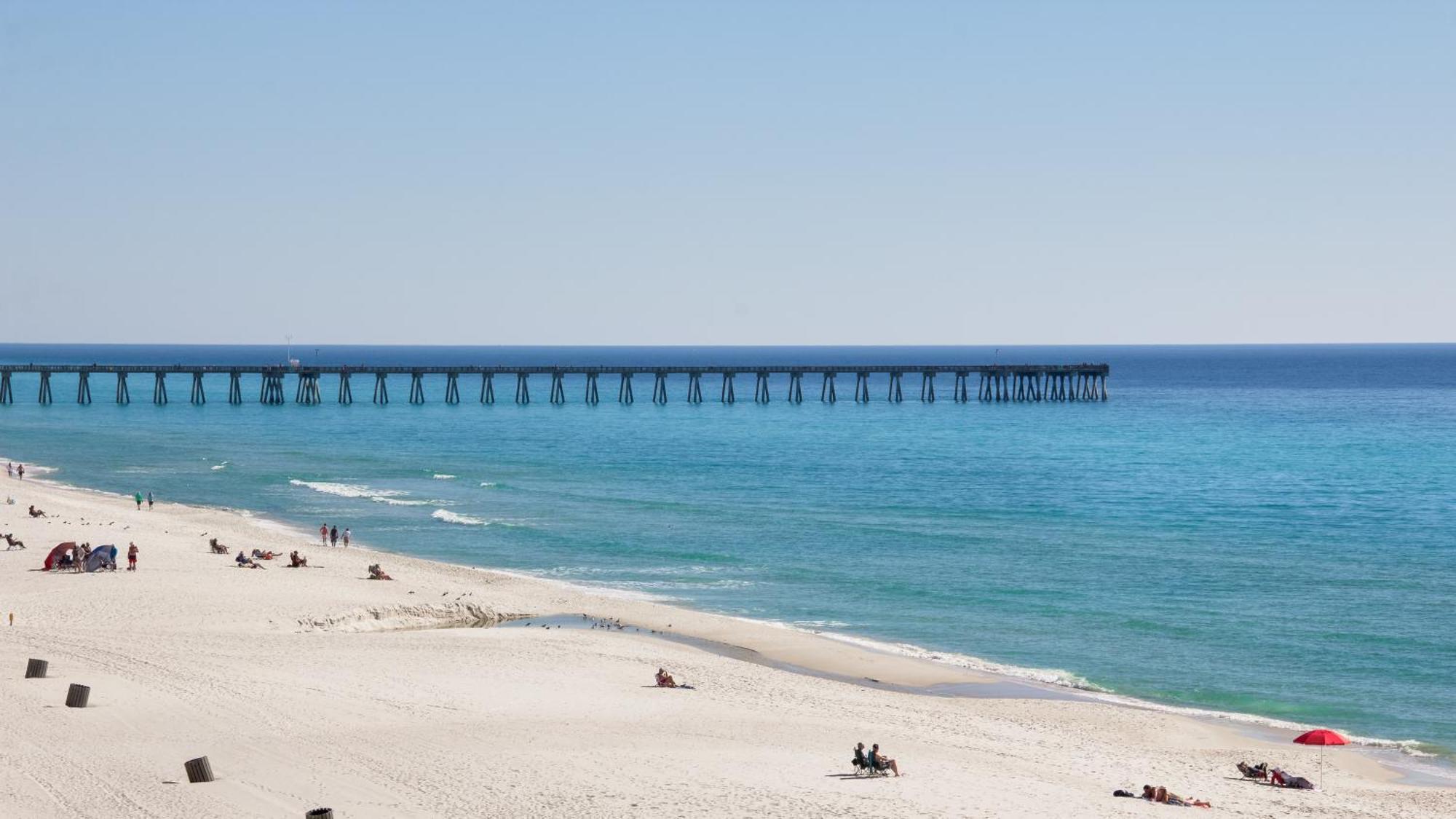 Tidewater Escape: 1Br/2Ba Beachfront Condo, Sleeps 6, Gulf Views & Comfort! Panama City Beach Exterior foto