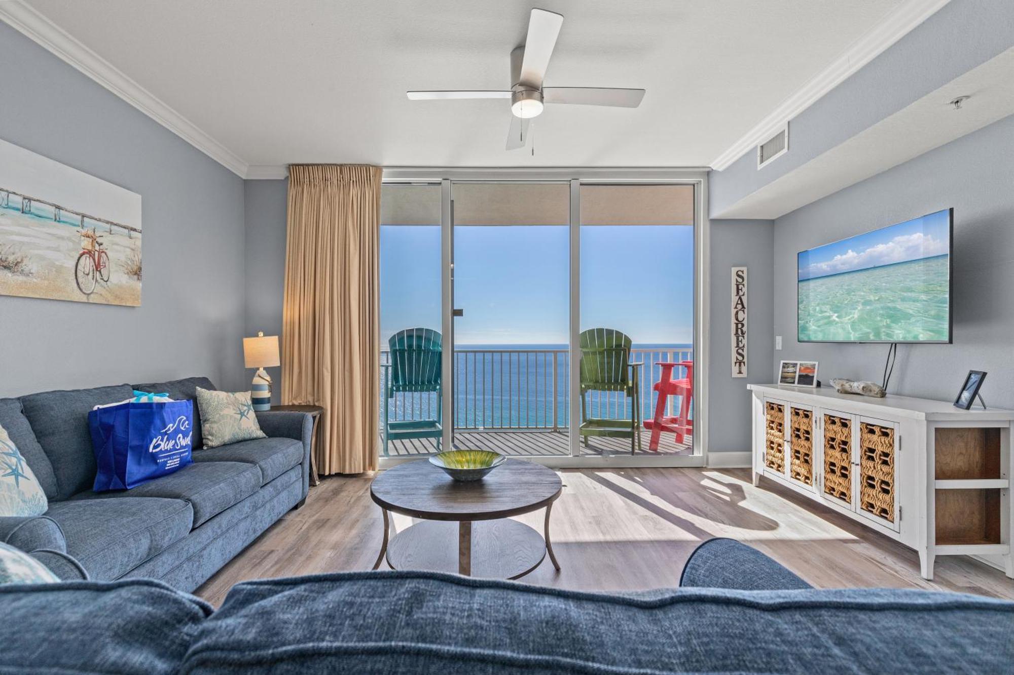 Tidewater Escape: 1Br/2Ba Beachfront Condo, Sleeps 6, Gulf Views & Comfort! Panama City Beach Exterior foto