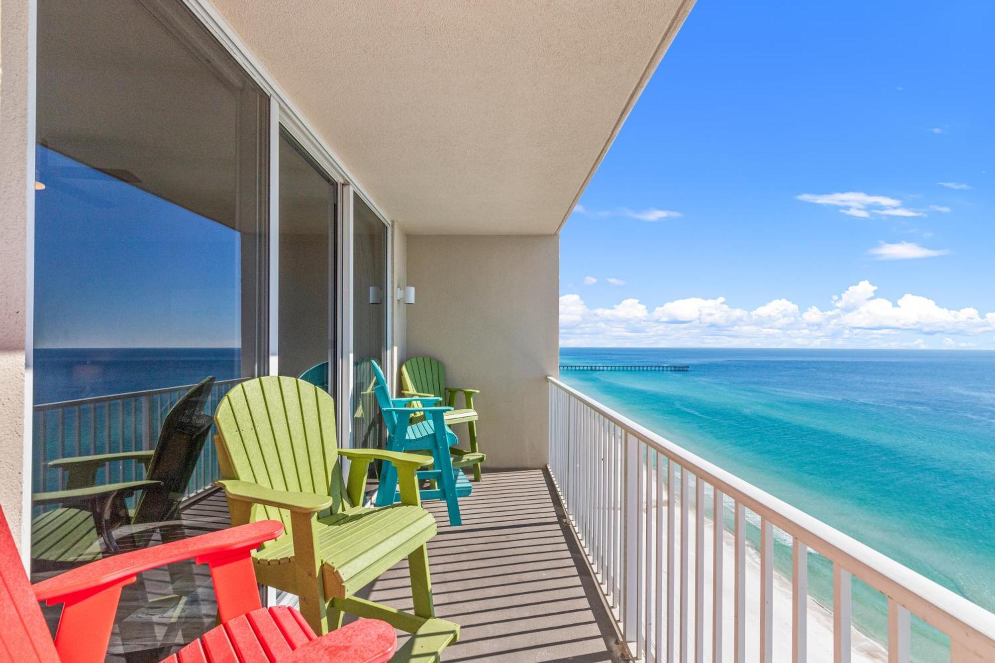 Tidewater Escape: 1Br/2Ba Beachfront Condo, Sleeps 6, Gulf Views & Comfort! Panama City Beach Exterior foto